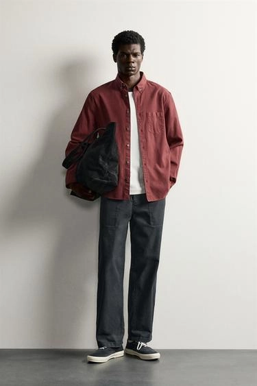 Рубашка regular fit в клетку