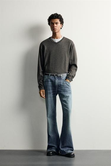 Zara Джинсы с расклешённым кроем купить с доставкой.