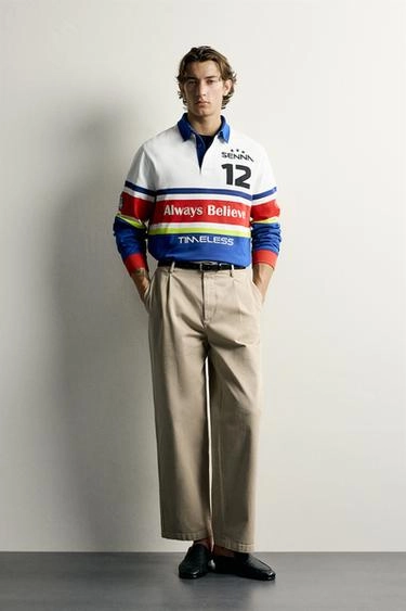 Поло с графическим принтом ayrton senna © senna brands- Заказать в России