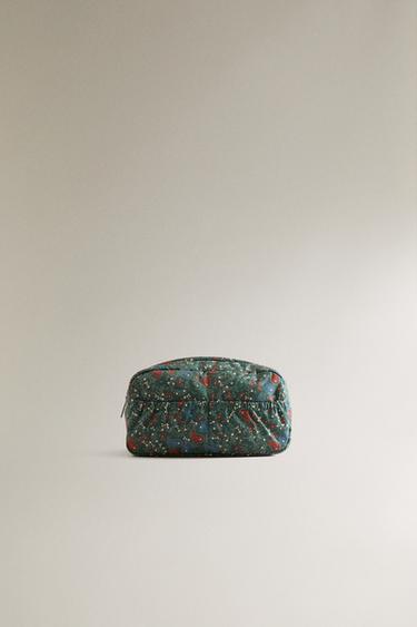 Zara Детская стеганая косметичка с узором пейсли купить с доставкой.
