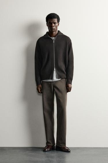 Zara Компактный кардиган на молнии