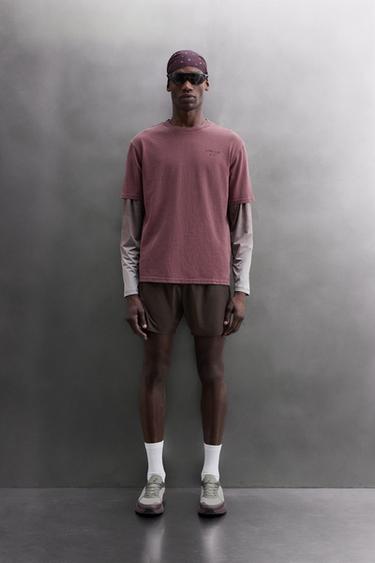 Zara Футболка из хлопка с принтом