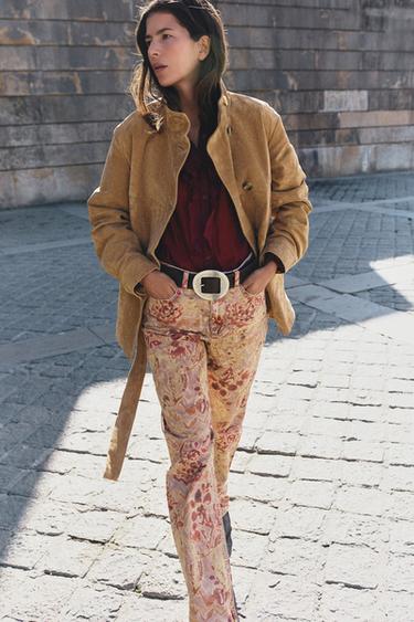 Zara Джинсы Z1975 с высокой посадкой, прямые, удлинённые купить с доставкой.