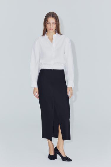 Zara Блузка из поплина коллекции ZW