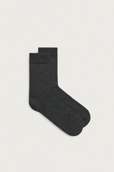 Zara Легкие носки из смесовой шерсти, набор из 2 пар