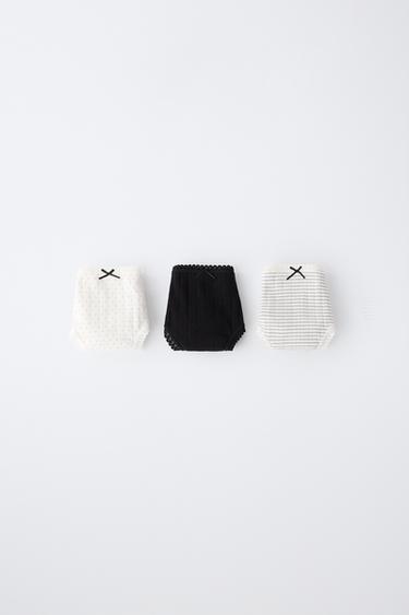 Zara Набор из 3 трусов для детей 1,5-6 лет с горошком и полосками купить с доставкой.
