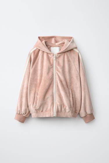 Zara Велюровая толстовка на молнии купить с доставкой.