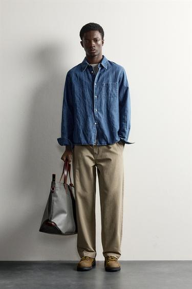 Zara Прямые брюки чинос