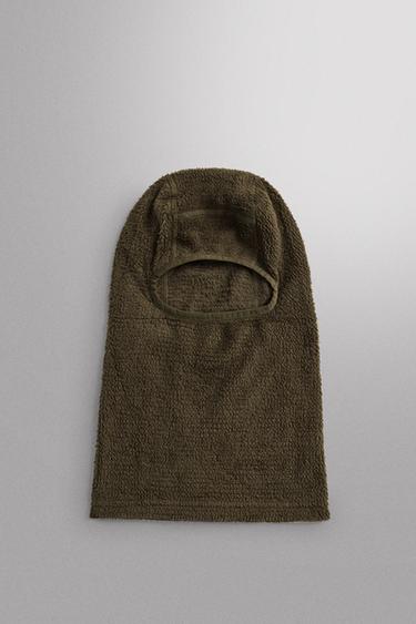 Zara Текстурированная флисовая балаклава