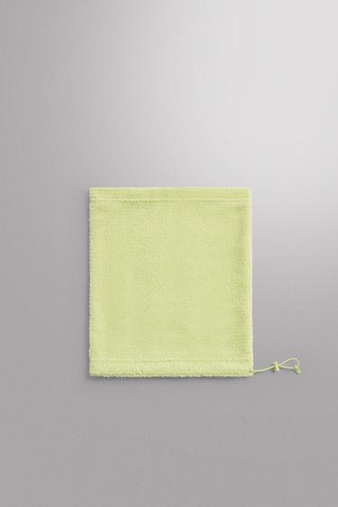 Zara Текстурированный флисовый воротник
