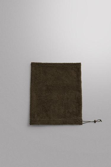 Zara Текстурированный теплый воротник из флиса купить с доставкой.