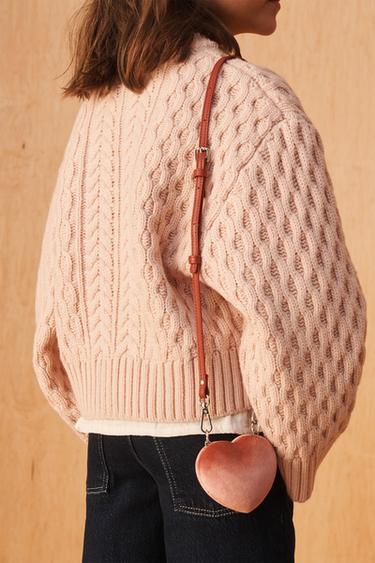 Zara Сумка через плечо в форме сердца, лимитированная коллекция