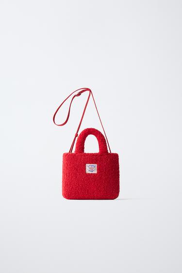 Zara Сумка с искусственным мехом