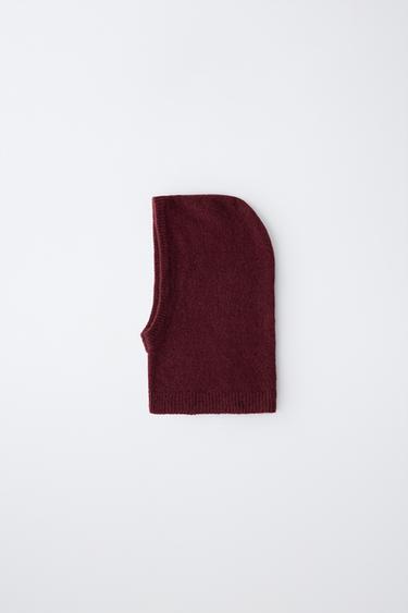 Zara Однотонная вязаная балаклава