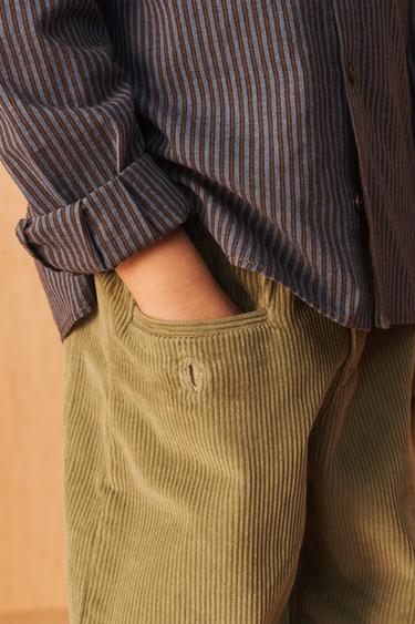 Zara Широкие вельветовые брюки лимитированного выпуска