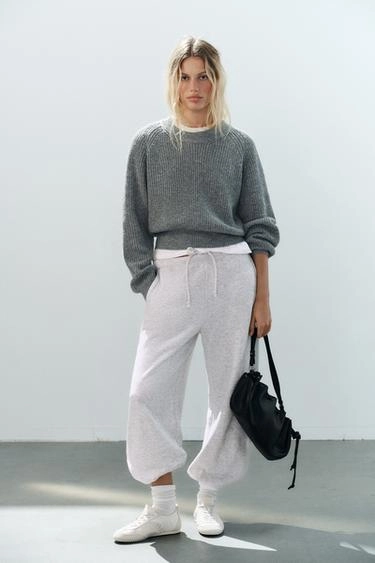 Zara Джемпер с воротником-гольф