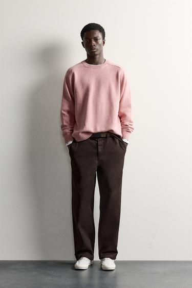 Zara Брюки чинос прямого кроя купить с доставкой.