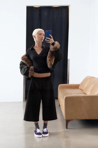 Кожаные кроссовки zara vans®- Заказать в России