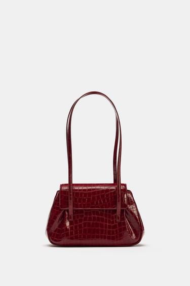 Zara Текстурированная сумка на плечо
