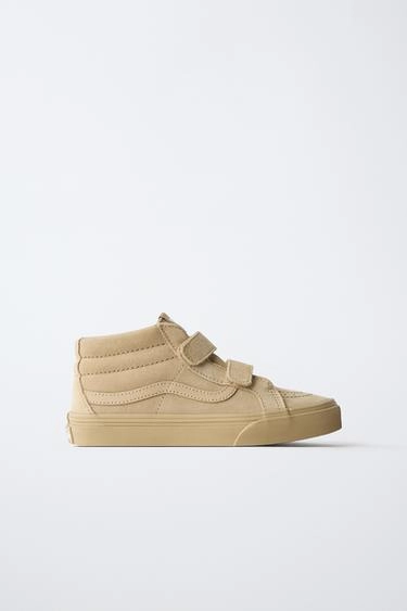 Кожаные высокие кеды zara vans®