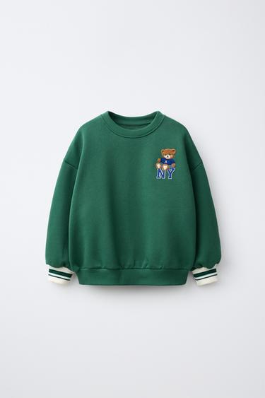 Zara Свитшот с вышивкой медведя