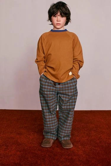 Футболка с контрастным воротником caramel london x zara