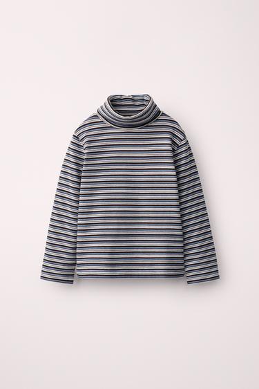 Zara Водолазка с длинным рукавом в полоску из коллекции CARAMEL LONDON X ZARA купить с доставкой.