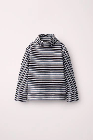 Водолазка с длинным рукавом в полоску из коллекции caramel london x zara
