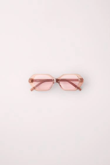 Солнцезащитные очки с оправой из смолы в шестигранной форме caramel london x zara- Заказать в России