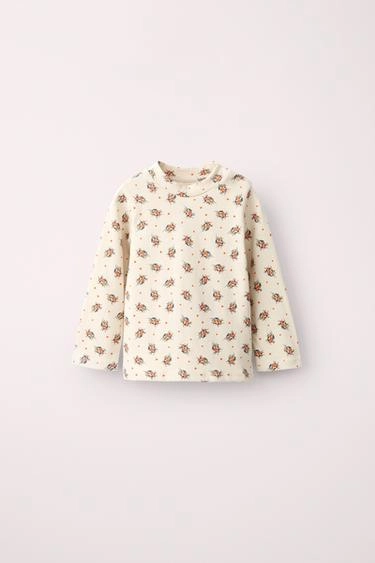 Футболка с цветочным принтом created by caramel london x zara