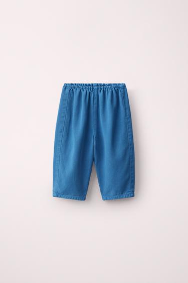 Zara Базовые брюки свободного кроя CARAMEL LONDON X ZARA купить с доставкой.