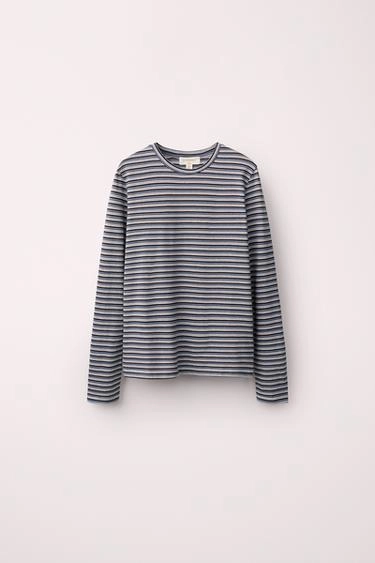 Футболка в полоску из 100% хлопка, созданная caramel london x zara