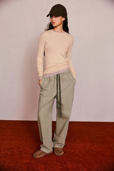 Длинный джемпер из 100% шерсти caramel london x zara