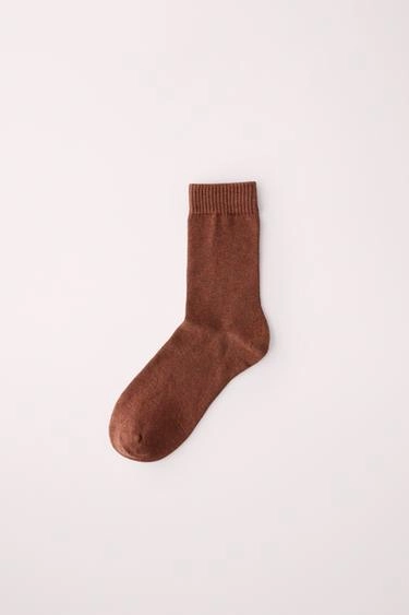 Однотонные носки caramel london x zara