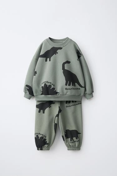 Костюм с динозавром: свитшот и джоггеры- Заказать в России