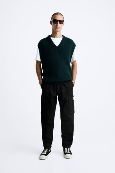 Zara Брюки-карго свободного кроя