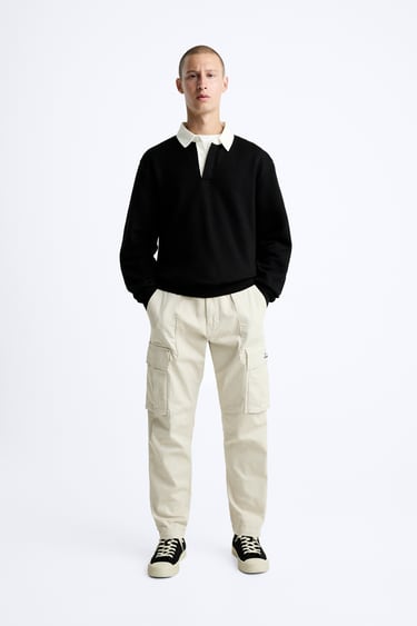 Zara Брюки-карго свободного кроя