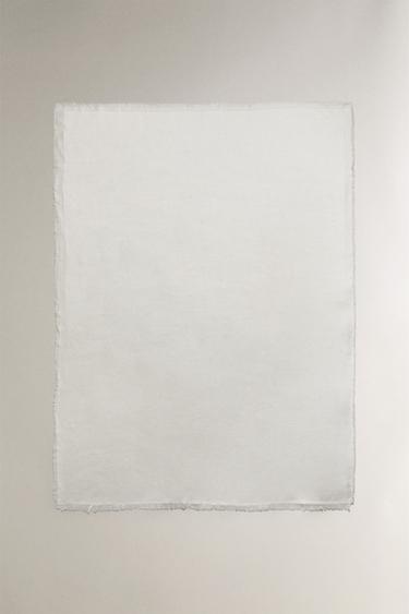 Zara Декоративное плед из льна