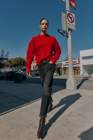 Zara Джинсы Z.01 с высокой талией и свободным кроем