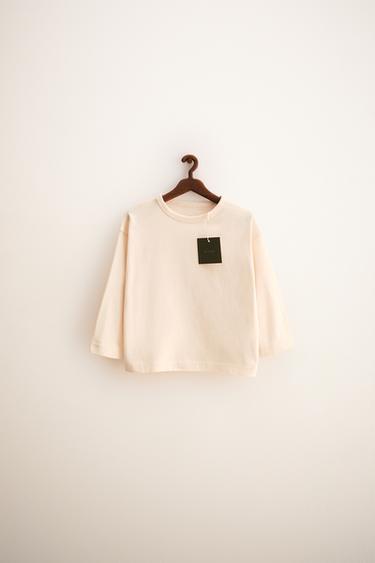 Zara Футболка из хлопка ZARA TIMELESS купить с доставкой.