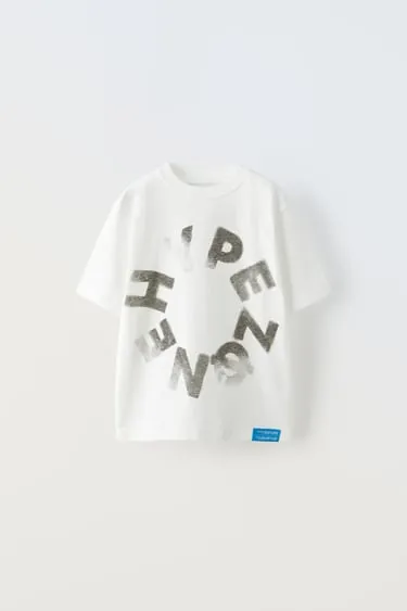 Футболка из ткани с принтом- Заказать в России