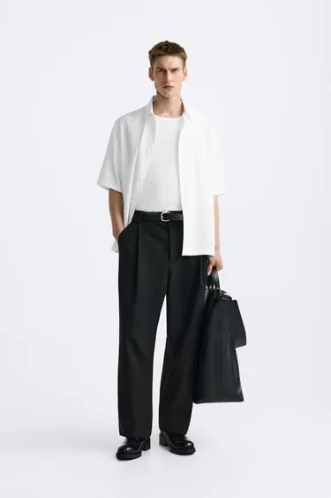 Рубашка струящегося покроя