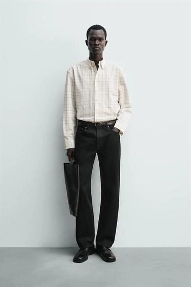 RELAXED FIT CHECK SHIRT