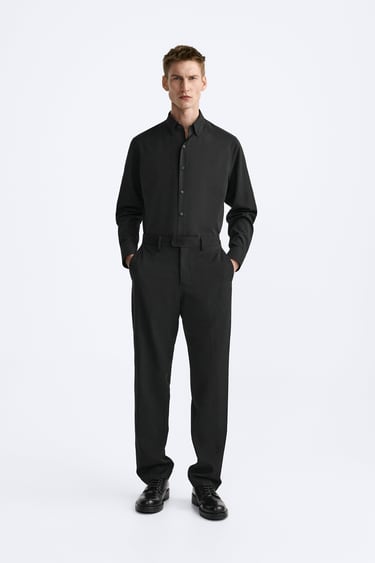 Zara Рубашка из эластичной ткани