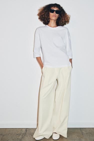 Zara Простая футболка с коротким рукавом