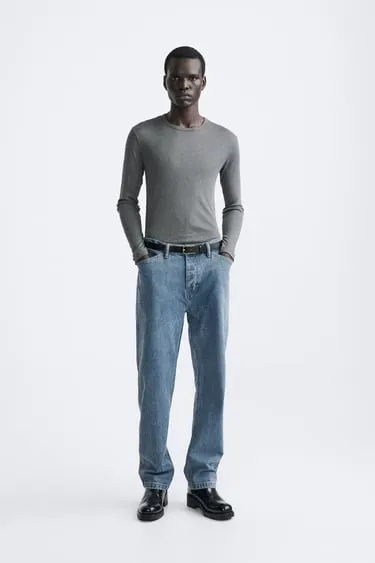 Футболка из полупрозрачной ткани в рубчик- Заказать в России