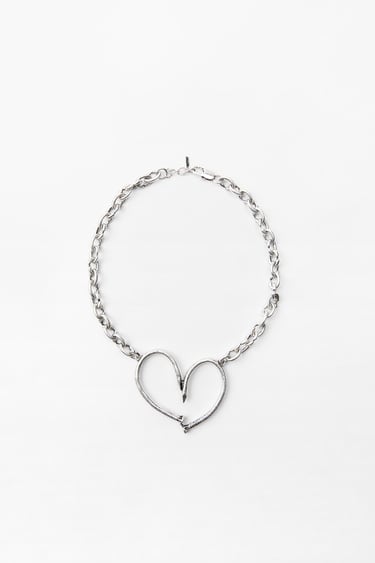 Zara Цепочка с подвеской «сердце»