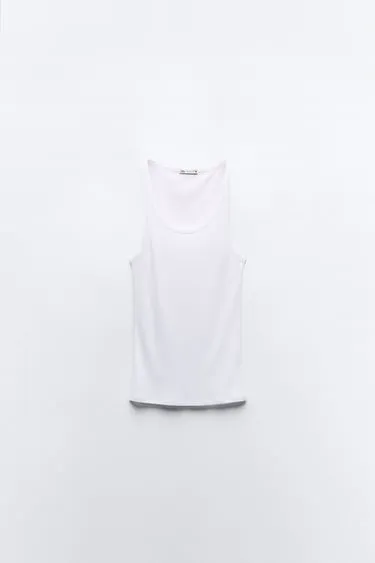 Топ в рубчик из смесового лиоцелла