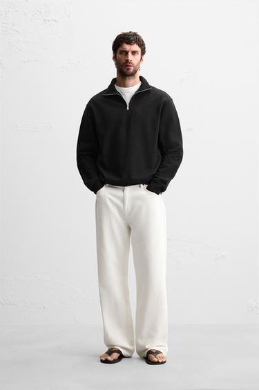 Zara Толстовка с застежкой на молнию ZARA