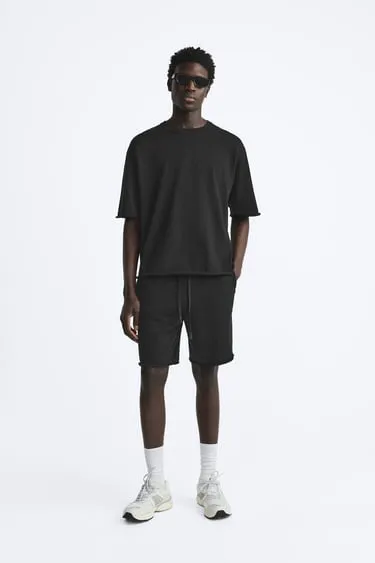 Трикотажные шорты-джоггеры